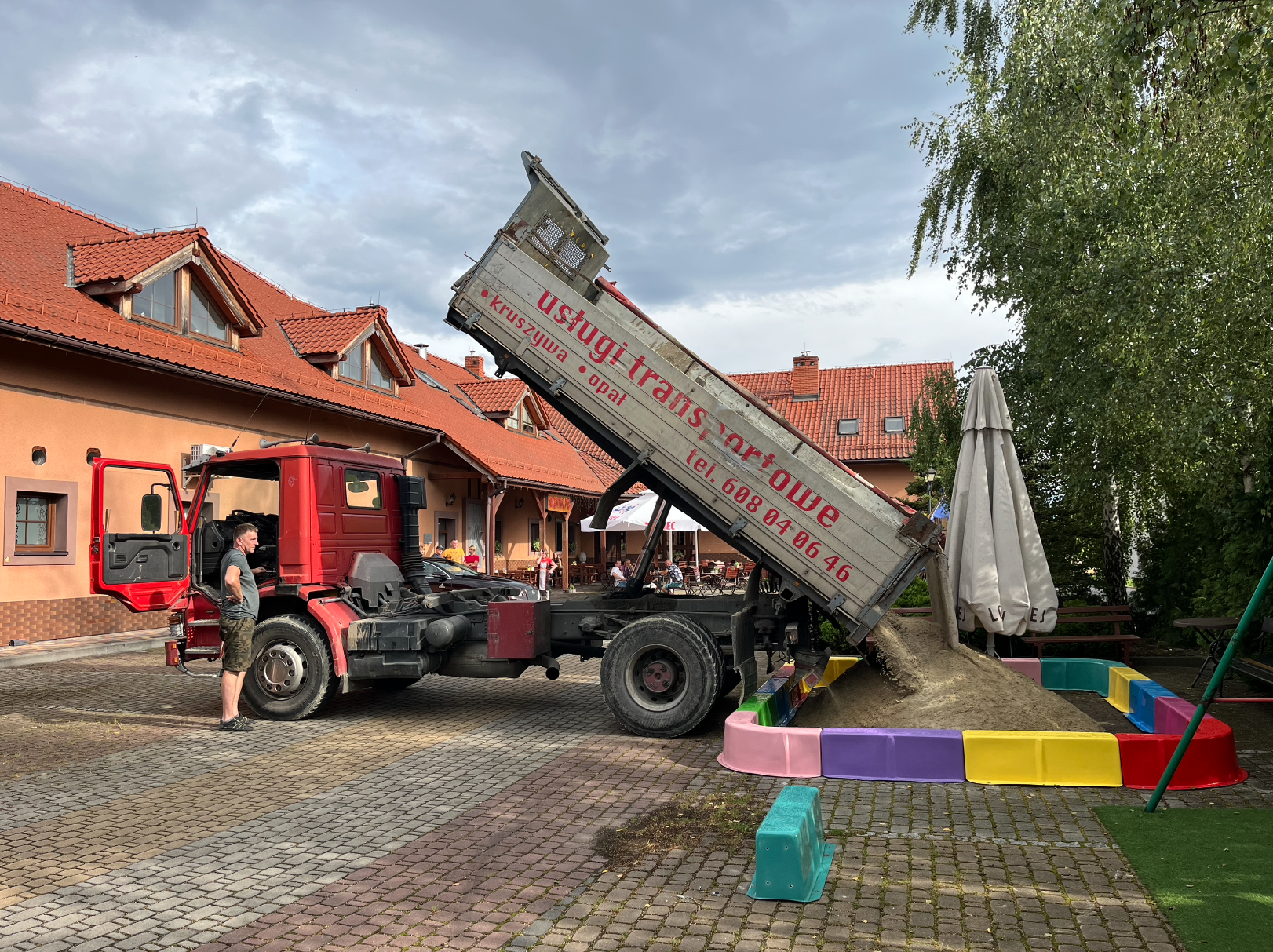 nowa piaskownica uklimosza